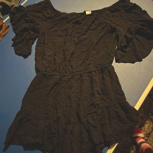 Venus, off the shoulder cover up romper, size M